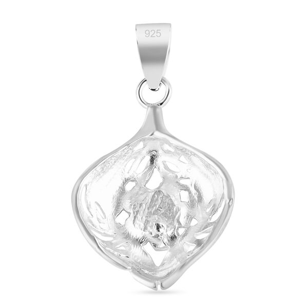 Royal Bali Kollektion - Floraler Anh&auml;nger in 925 Silber image number 4