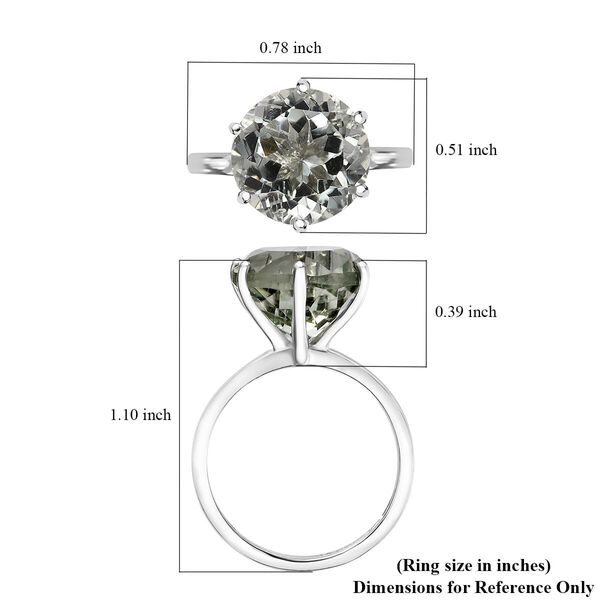 Prasiolith Ring - 6,50 ct. image number 5