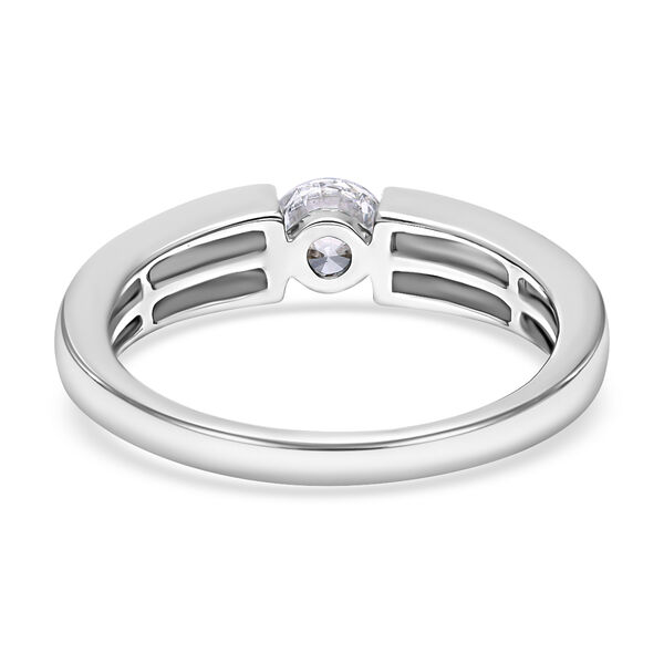 LUXORO IGI zertifizierter SI Labor Diamant Ring in 585 Wei&szlig;gold - 0,50 ct. image number 5