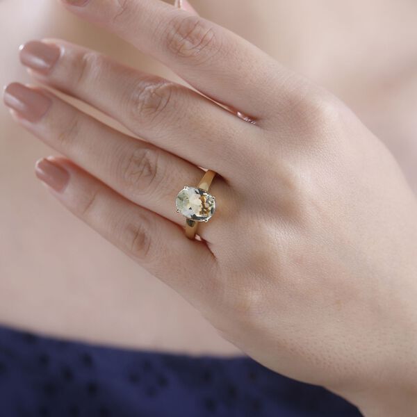 Prasiolith Ring - 3,37 ct. image number 3