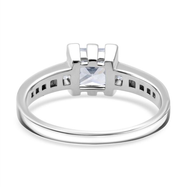 Lustro Stella wei&szlig;er Zirkonia Ring, 925 Silber rhodiniert image number 5