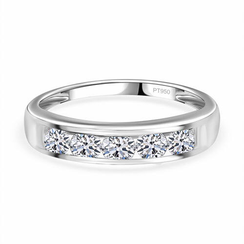 LUXURIANT DIAMOND- IGI zertifizierter VS-EF Labor Diamant Ring in 950 Platin - 1,60 ct. image number 0