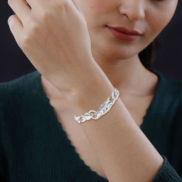 Royal Bali Kollektion - Drachen Panzerkette Armband, 19 cm image number 1