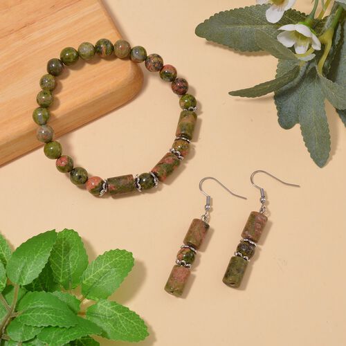 Unakite Schmuckset - 136 ct. image number 1