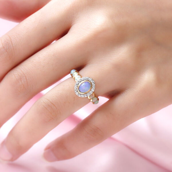 Nat&uuml;rlicher, &auml;thiopischer Opal-Ring - 1,30 ct. image number 3