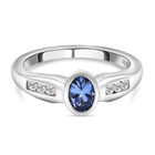 Tansanit und Zirkon Ring - 0,63 ct. image number 0