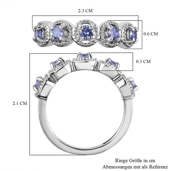 Tansanit Ring - 0,56 ct. image number 7