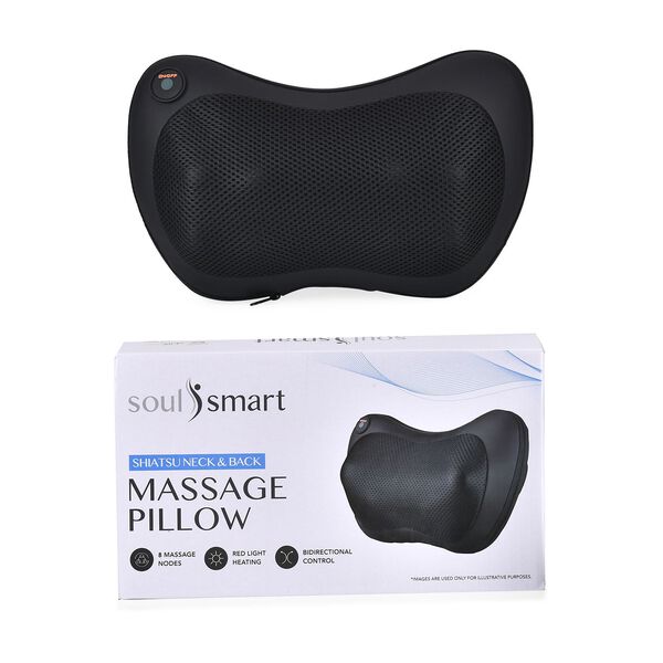 Shiatsu Massagekissen mit W&auml;rmfunktion, Schwarz image number 7
