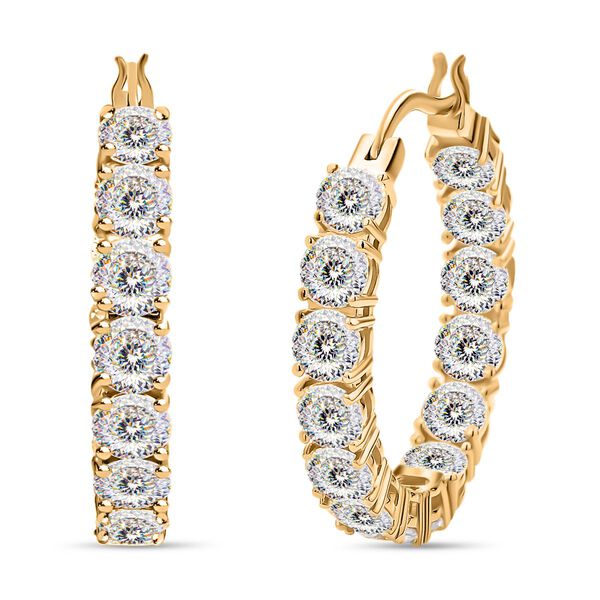 Moissanit Ohrringe - 12,28 ct.