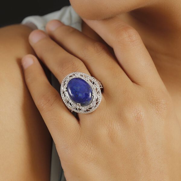 Lapislazuli Ring - 12,95 ct. image number 3