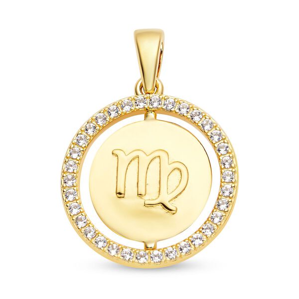 Weißer Zirkon Jungfrau-Anhänger - 0,64 ct. image number 4