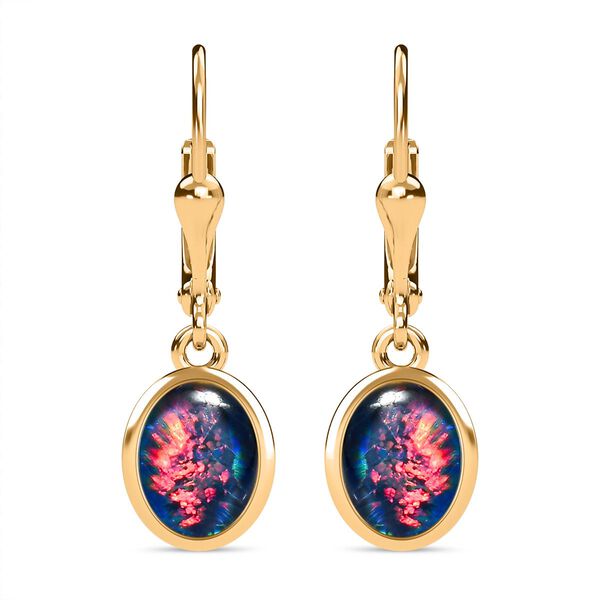 Boulder Opal Triplett Ohrringe - 1,79 ct.