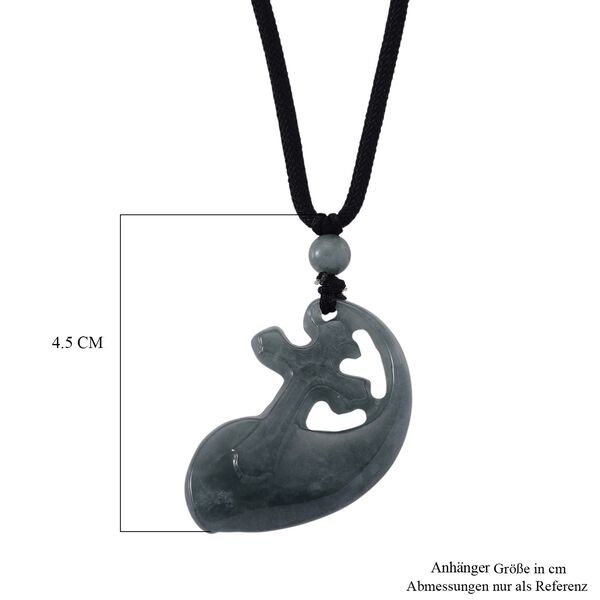 Natürlicher Olmek Jadeit Kette 70 cm ca. 30,00 ct. image number 7