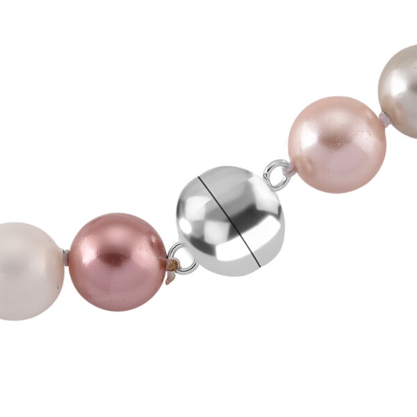 Mehrfarbige Muschelkernperle 60cm Halskette image number 5