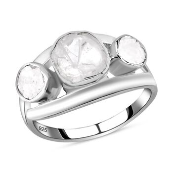 Handgearbeiteter Polki-Diamant-Ring - 0,50 ct.