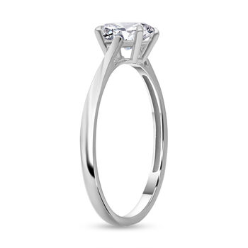 LUXURIANT IGI zertifizierter VS-E Labor Diamant Ring in 585 Wei&szlig;gold- 1 ct.