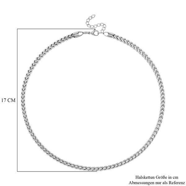 DESIGNER INSPIRIERT 3D Spiga Collier, ca. 50 cm, 316L Edelstahl image number 6