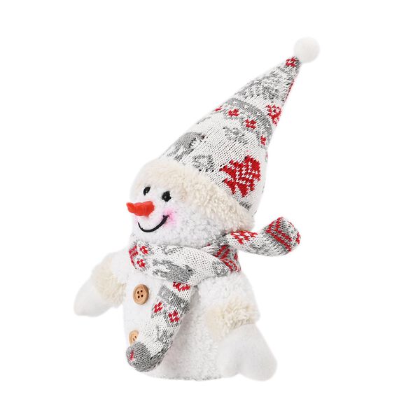 Schneemann mit LED lichter, 25 cm, 3AAA (nicht inkl.), Wei&szlig; image number 5