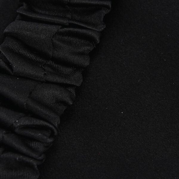 LA MAREY Augenmaske aus 19mm 100% Maulbeerseide mit 100% Seidenf&uuml;llung, Schwarz image number 4