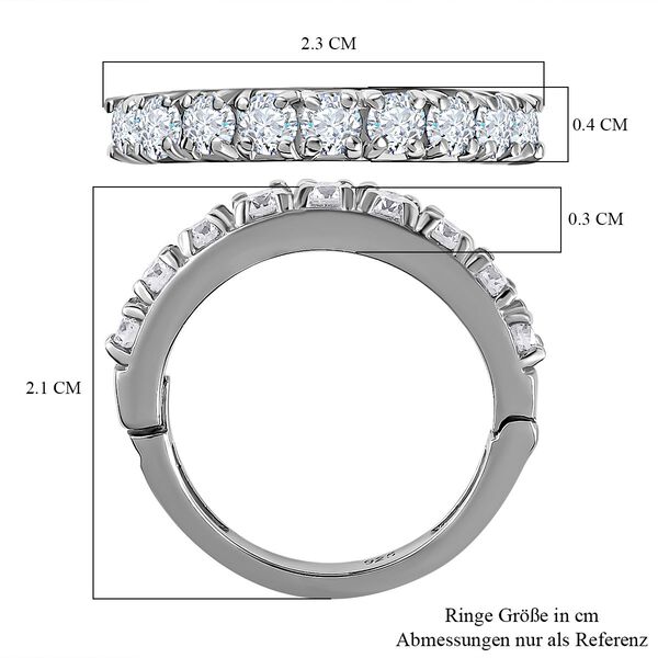 Moissanit Ring - 0,90 ct. image number 7