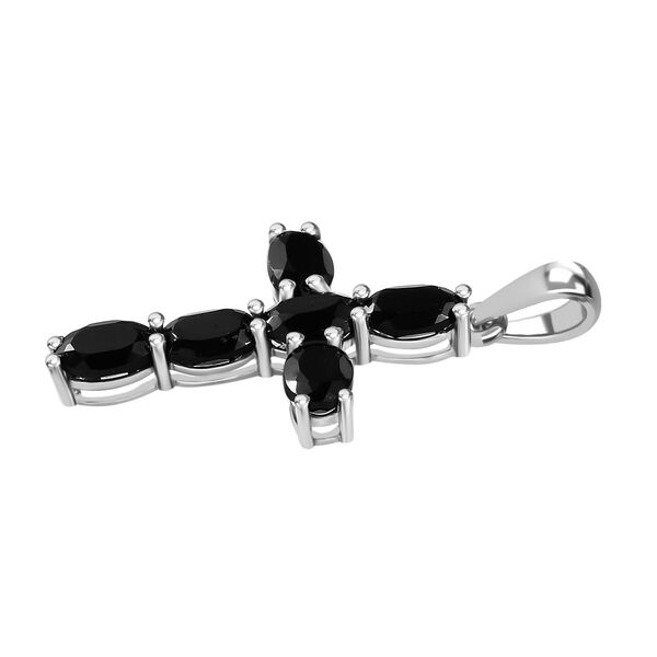 Schwarzer Spinell-Anh&auml;nger - 3,84 ct. image number 4