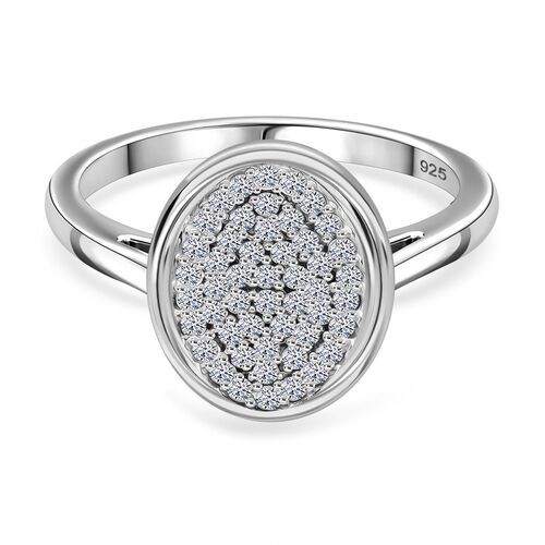 LUXURIANT DIAMOND - Lab Grown Diamant SI-GH SGL zertifiziert Ring 925 Silber rhodiniert (Größe 20.00) ca. 0.50 ct image number 0