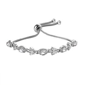 Weißes Topas 26,75cm Armband - 2,78 ct.