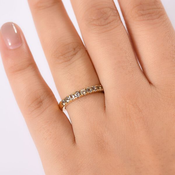 AA Nat&uuml;rlicher goldener Tansanit Ring - 0,74 ct. image number 2