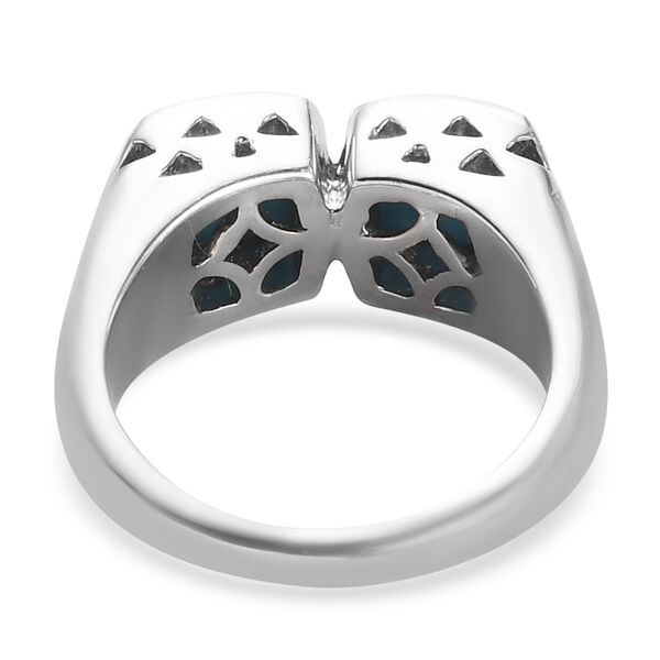 Nat&uuml;rlicher Sleeping Beauty T&uuml;rkis Ring 925 Silber Platin-&Uuml;berzug image number 6