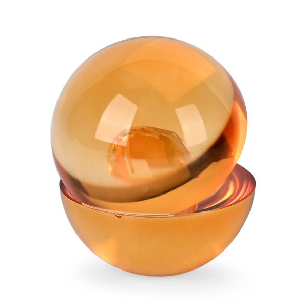 Dekoratives Glanzlicht mit Kristallkugel in Orange image number 7
