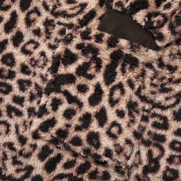 Hoodie mit Kapuze im Leopardenmuster, Braun image number 5