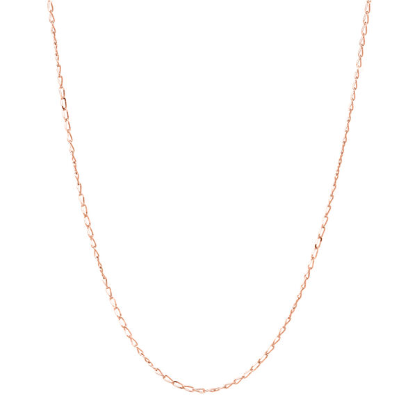 Offene Gliederkette ca. 75 cm 925 Silber ros&eacute;vergoldet