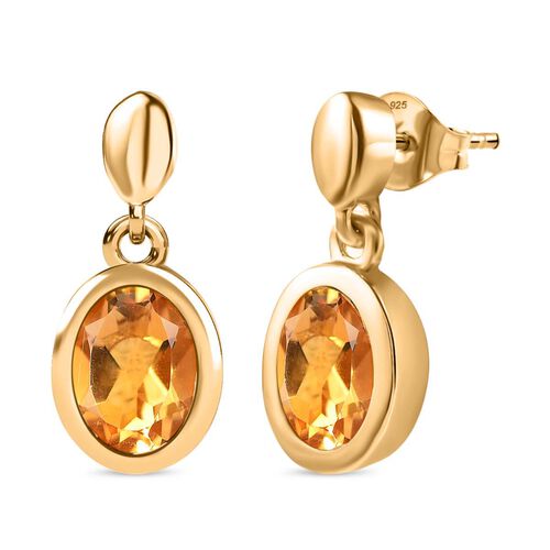 Citrin Ohrringe - 2,33 ct. image number 0