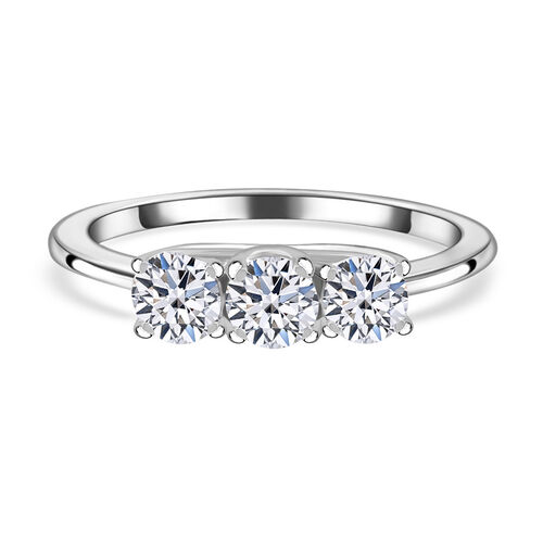 LUXURIANT DIAMOND- SGL zertifizierter VS-EF Labor Diamant Ring in 585 Weißgold - 1 ct. image number 0