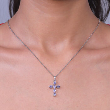 EVER TRUE Tansanit Schmuckset ca. 50 cm ca. 1,10 ct.