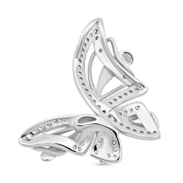 LUSTRO STELLA -  Wei&szlig;er Zirkonia Anh&auml;nger 925 Silber rhodiniert image number 4