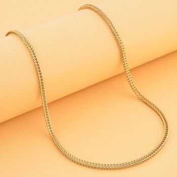 Spigakette, ca. 50 cm, 316L Edelstahl IP-Gelbbeschichtung ca. 9,00g