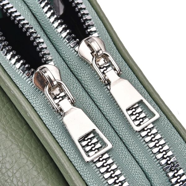 Crossbody Tasche mit RFID-Schutz, 11x6x17,5cm, Grün image number 6