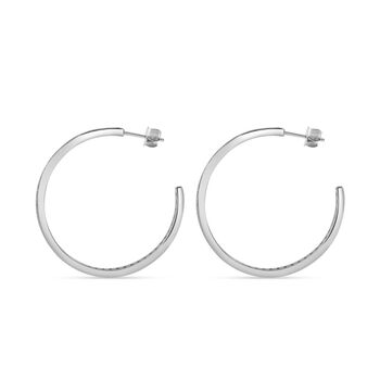 Wei&szlig;e Zirkonia-Ohrringe - 5,17 ct.