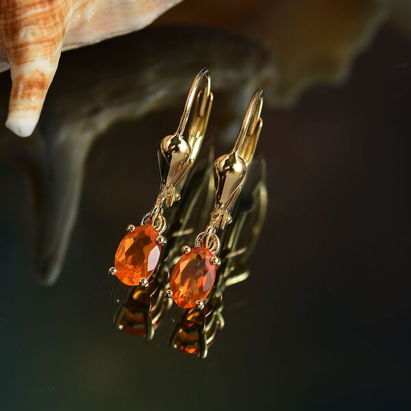 AAA Blaze-Feueropal Ohrringe - 0,60 ct. image number 2