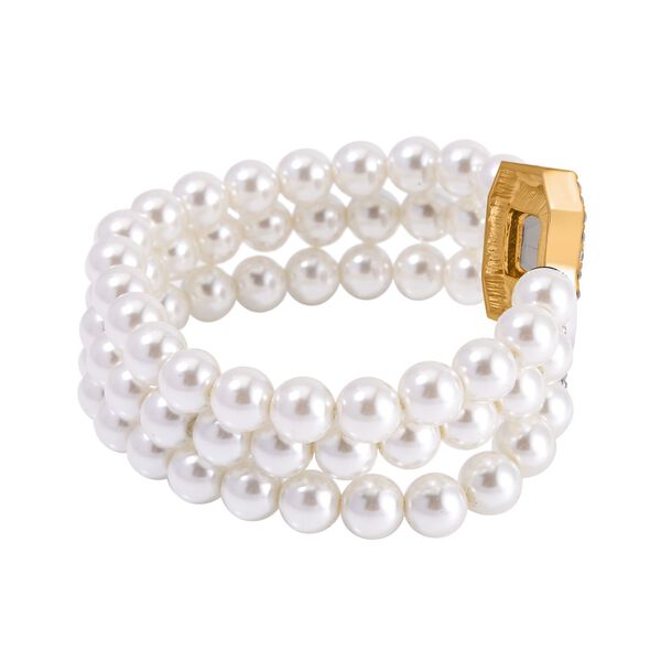 Glasperlen, gr&uuml;nes Glas und wei&szlig;es Kristall-Schmuckset image number 6