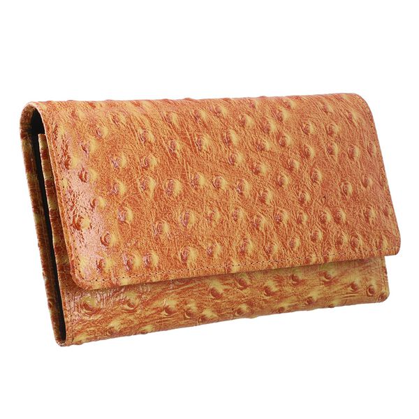 Echtleder Brieftasche, hellbraun image number 4