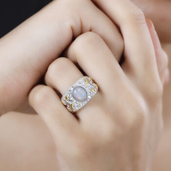 AA nat&uuml;rlicher, &auml;thiopischer Welo Opal Ring - 1,23 ct.