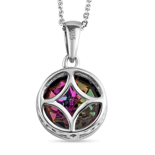 Nordlicht mystischer Topas-Anh&auml;nger mit Kette - 4,39 ct. image number 5