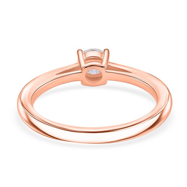 D'Joy GRA zertifiziertes Moissanit Schmuckset, 925 Silber ros&eacute;vergoldet - 2 ct. image number 5