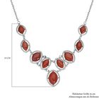 Rote Jaspis-Halskette, ca. 45 cm, ca. 125,00 ct image number 6