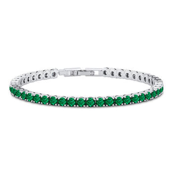 AAA gr&uuml;nes Zirkonia 19cm Armband