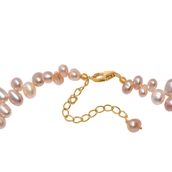 AAA mehrfarbige S&uuml;&szlig;wasser Perle Halskette, 45+5 cm image number 5