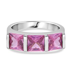 Lustro Stella rosa Zirkonia Trilogie Ring