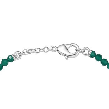 EverTrue AAA Malachit und Verde Onyx 19cm zweifarbiges Armband - 23,25 ct.